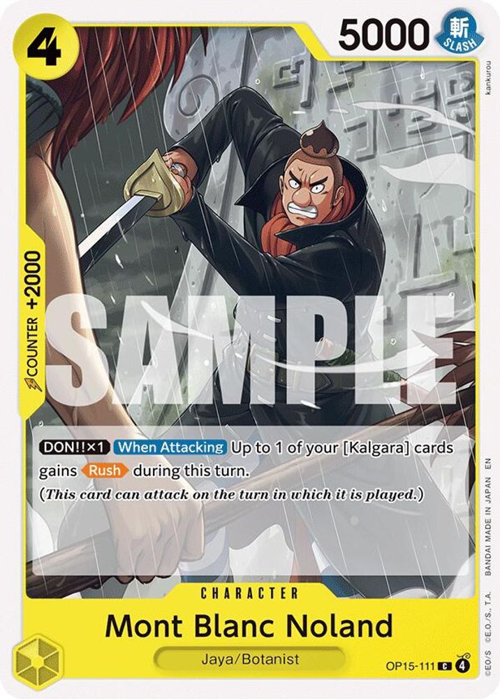 PLAYSET (4) 4x Mont Blanc Noland (OP15-111) Common - One Piece Adventure on Kami's Island