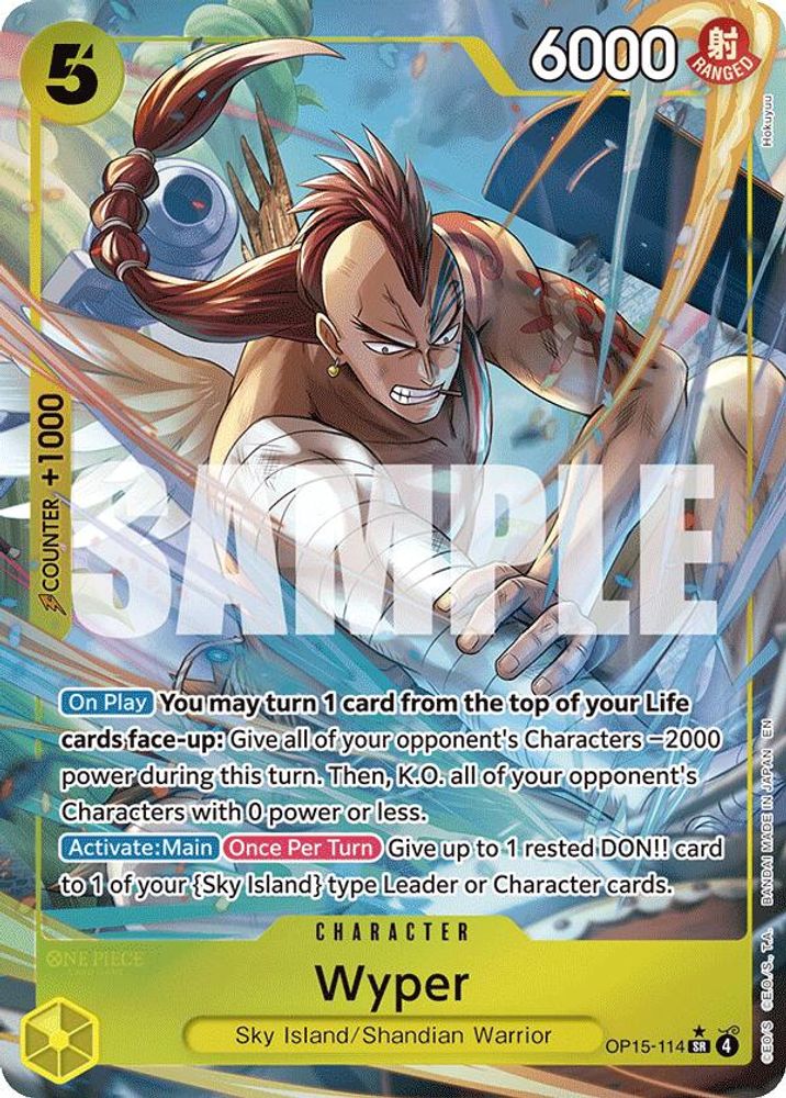 [ALTERNATE ART] Wyper (OP15-114) SR - One Piece Adventure on Kami's Island