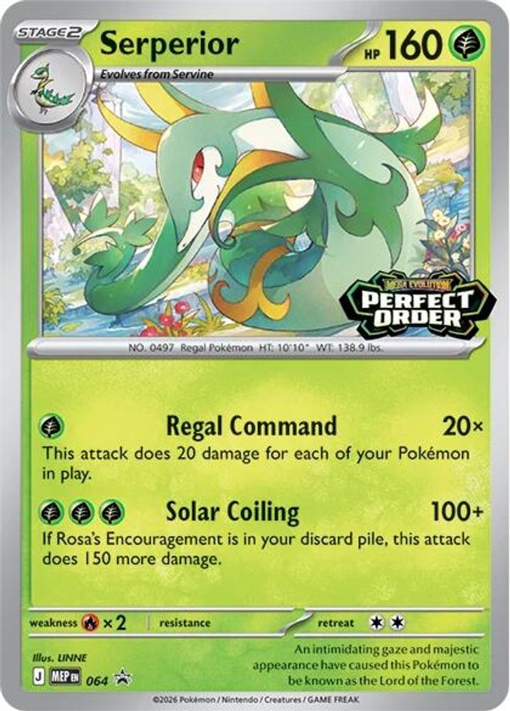 Serperior - [  064 ] - Promo - Pokemon ME Mega Evolution Promo