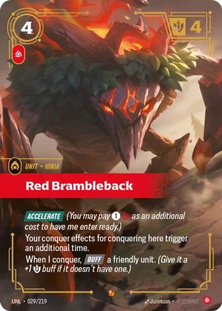 Red Brambleback (029/219) Epic - Riftbound Unleashed