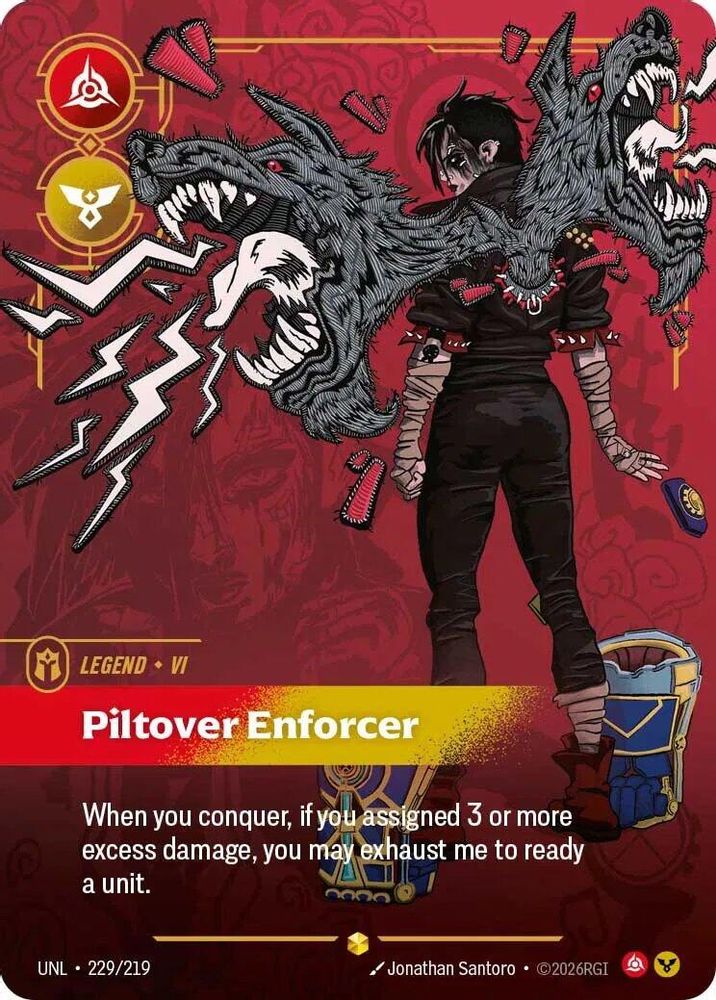 Vi - Piltover Enforcer (Overnumbered) (229/219) - Riftbound Unleashed