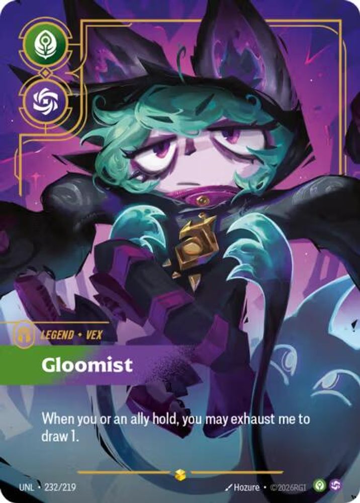 Vex - Gloomist (Overnumbered) (232/219) - Riftbound Unleashed