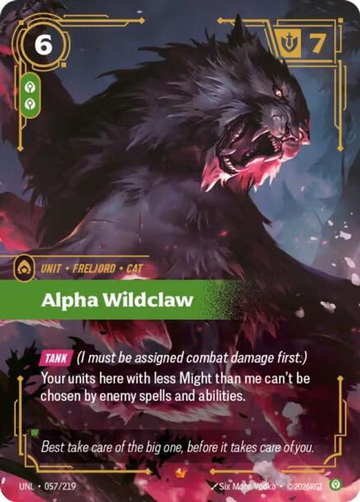 Alpha Wildclaw (057/219) Epic - Riftbound Unleashed