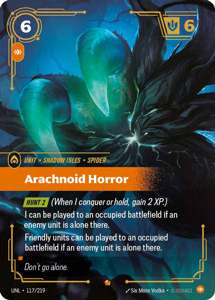 Arachnoid Horror (117/219) Epic - Riftbound Unleashed