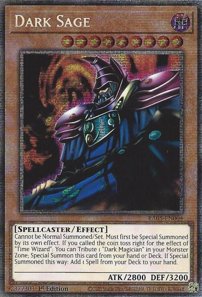 [STARLIGHT RARE] Dark Sage - (RA05-EN004) - 1st Edition