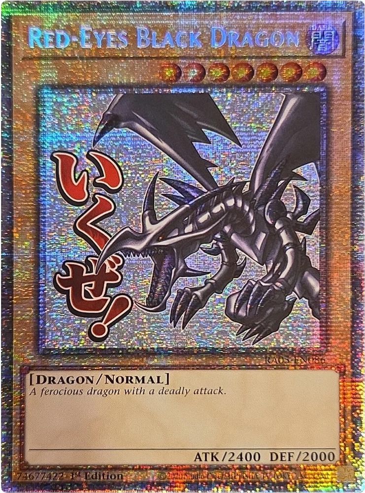 [STARLIGHT RARE] Red-Eyes Black Dragon - (RA05-EN086) - 1st Edition