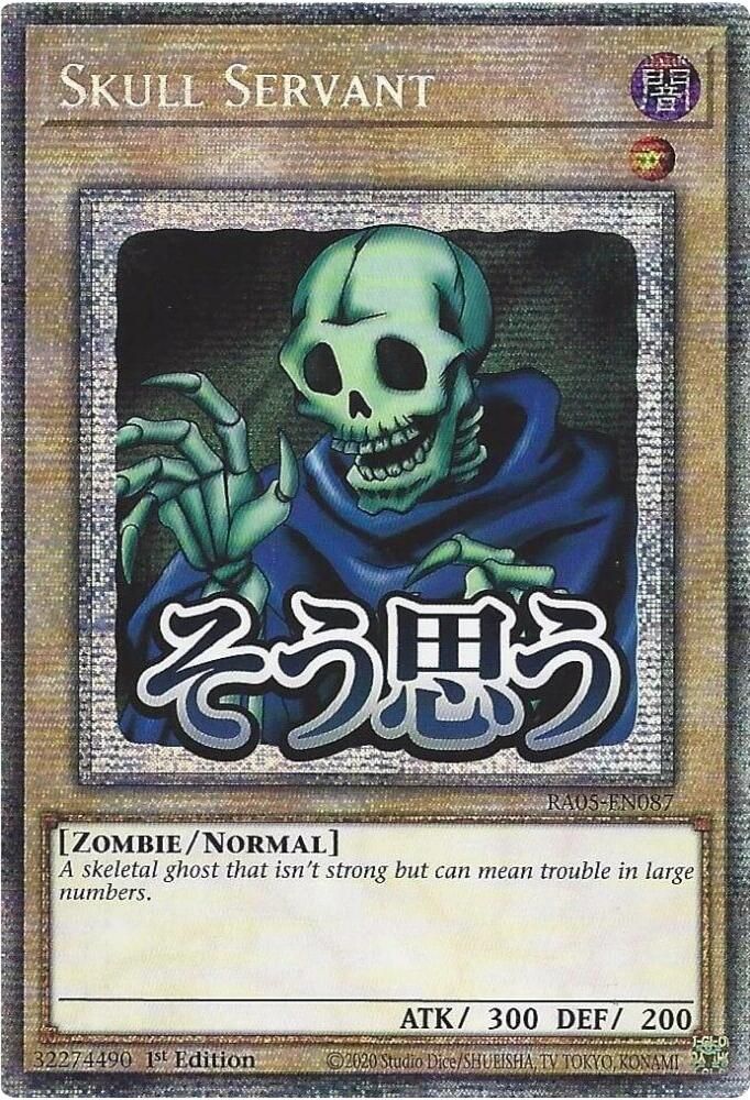 [STARLIGHT RARE] Skull Servant - (RA05-EN087) - 1st Edition