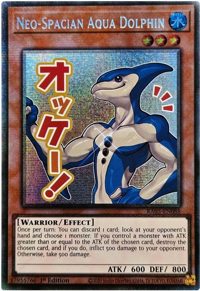 [STARLIGHT RARE] Neo-Spacian Aqua Dolphin - (RA05-EN088) - 1st Edition