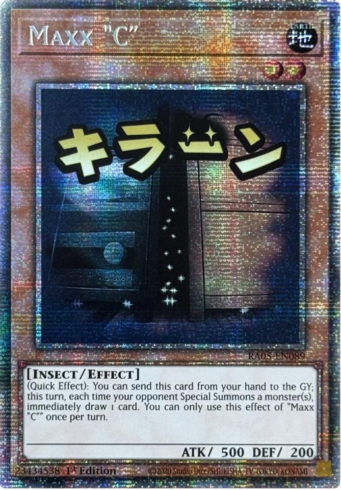 [STARLIGHT RARE] Maxx "C" - (RA05-EN089) - 1st Edition
