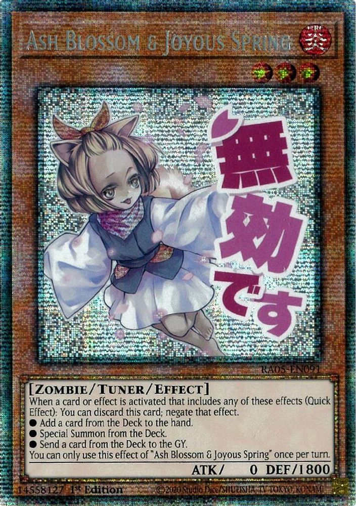 [STARLIGHT RARE] Ash Blossom & Joyous Spring - (RA05-EN091) - 1st Edition