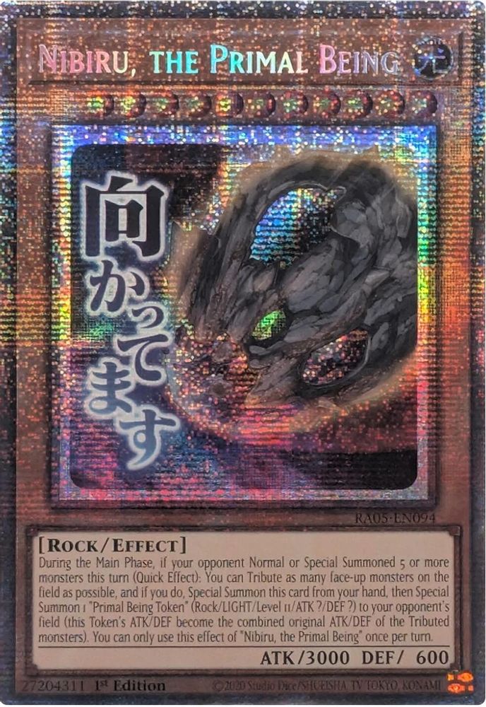 [STARLIGHT RARE] Nibiru, the Primal Being - (RA05-EN094) - 1st Edition