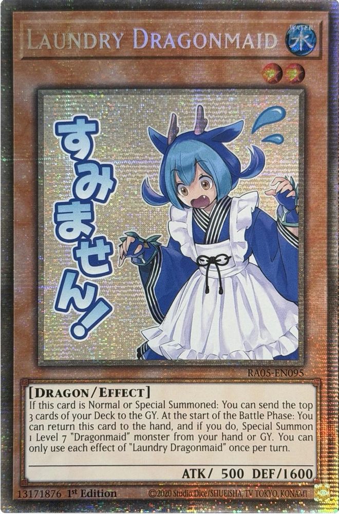 [STARLIGHT RARE] Laundry Dragonmaid - (RA05-EN095) - 1st Edition