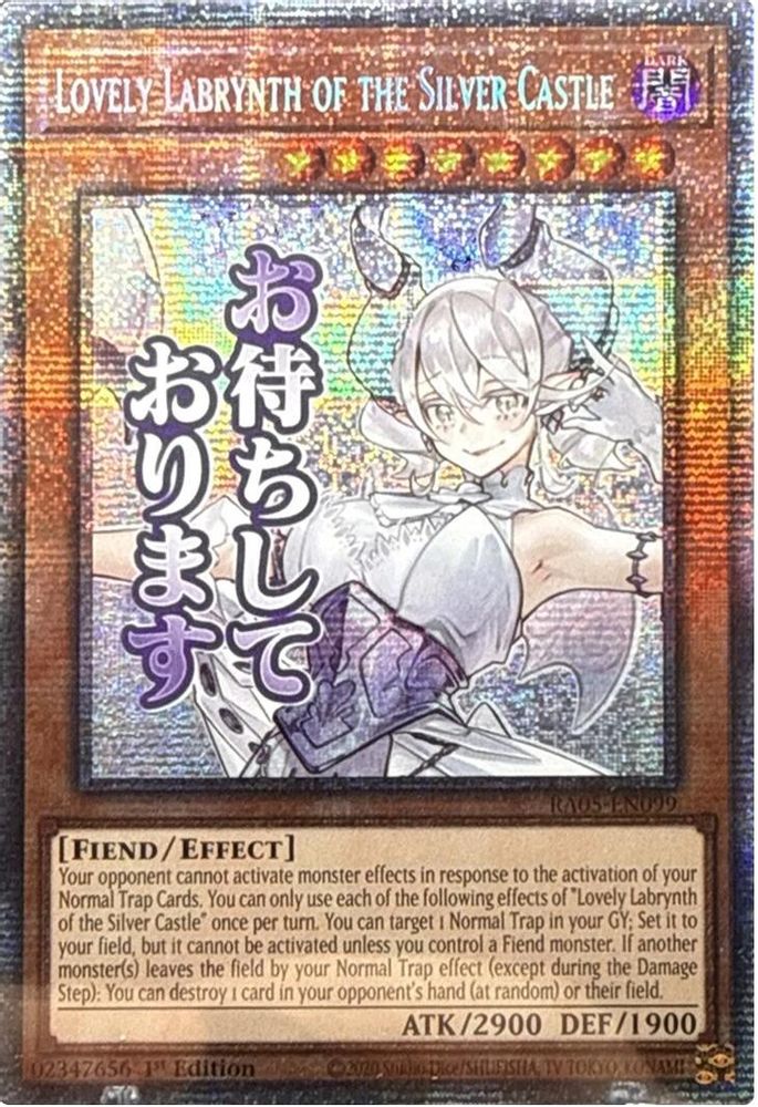 [STARLIGHT RARE] Lovely Labrynth of the Silver Castle - (RA05-EN099) - 1st Edition
