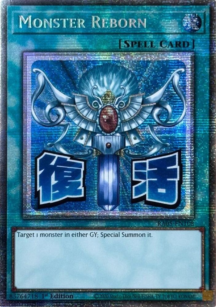 [STARLIGHT RARE] Monster Reborn - (RA05-EN108) - 1st Edition