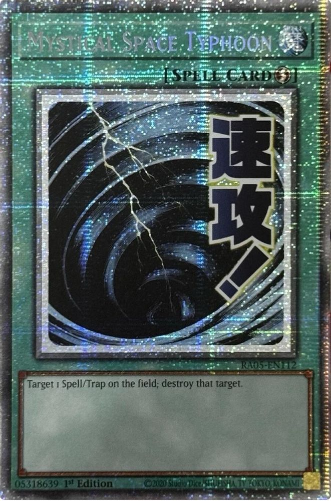 [STARLIGHT RARE] Mystical Space Typhoon - (RA05-EN112) - 1st Edition