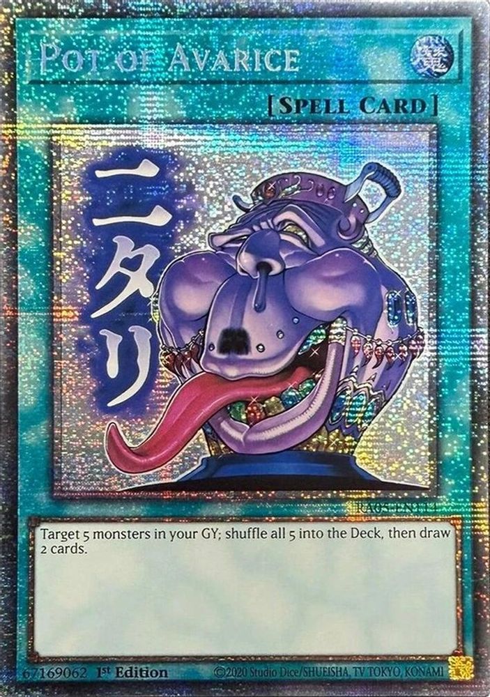 [STARLIGHT RARE] Pot of Avarice - (RA05-EN114) - 1st Edition