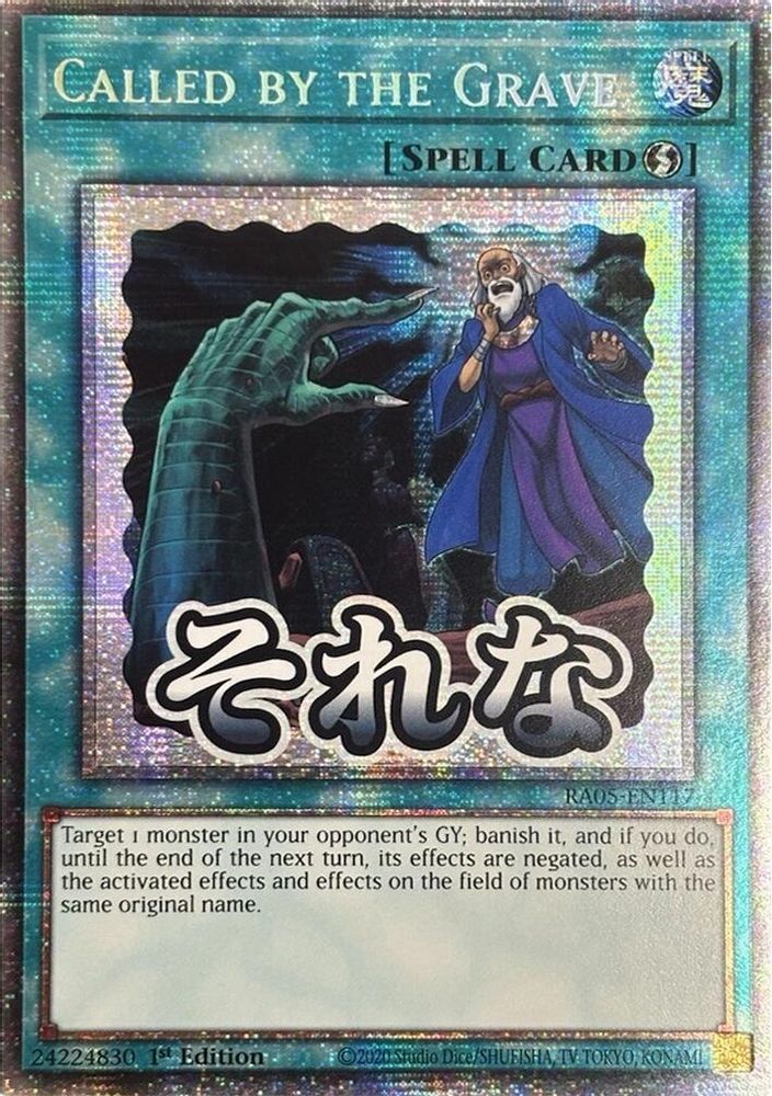 [STARLIGHT RARE] Called by the Grave - (RA05-EN117) - 1st Edition