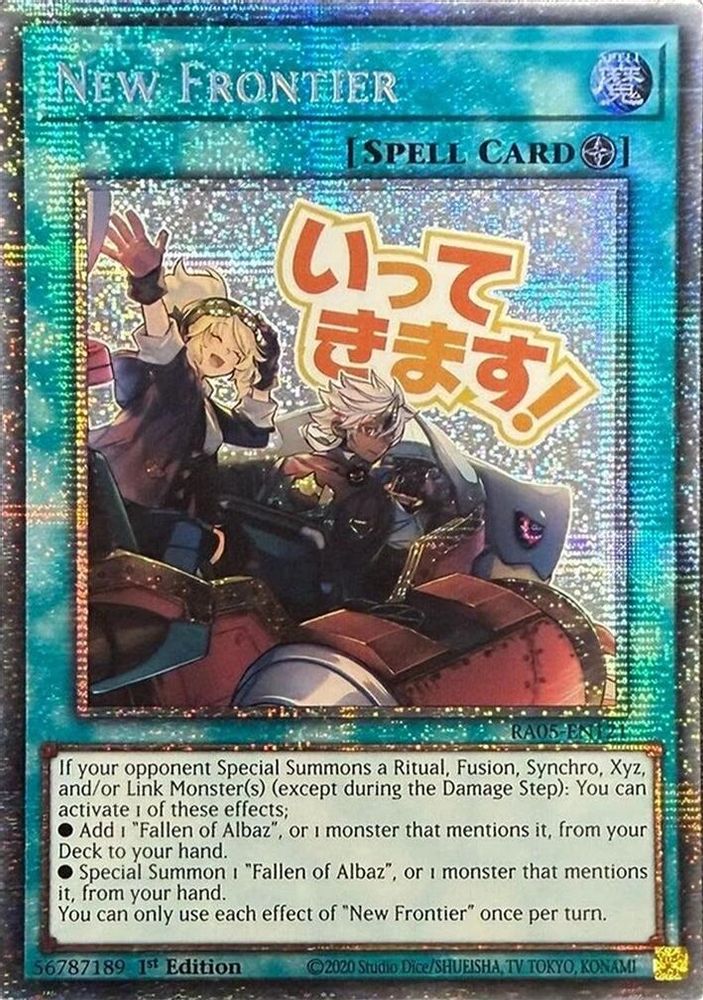 [STARLIGHT RARE] New Frontier - (RA05-EN121) - 1st Edition