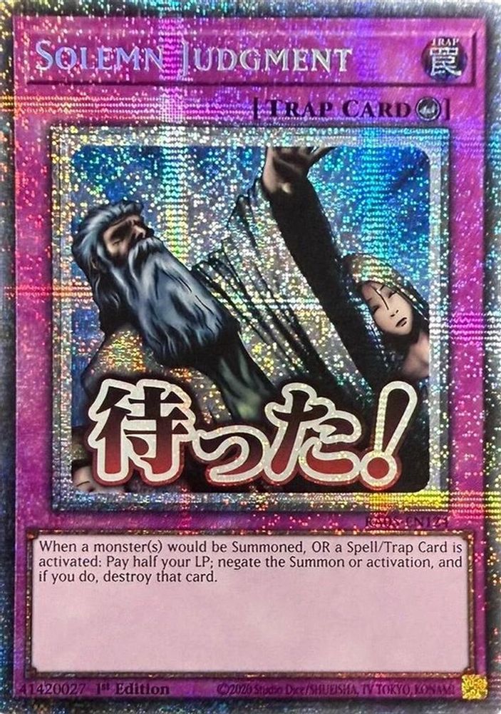 [STARLIGHT RARE] Solemn Judgment - (RA05-EN124) - 1st Edition