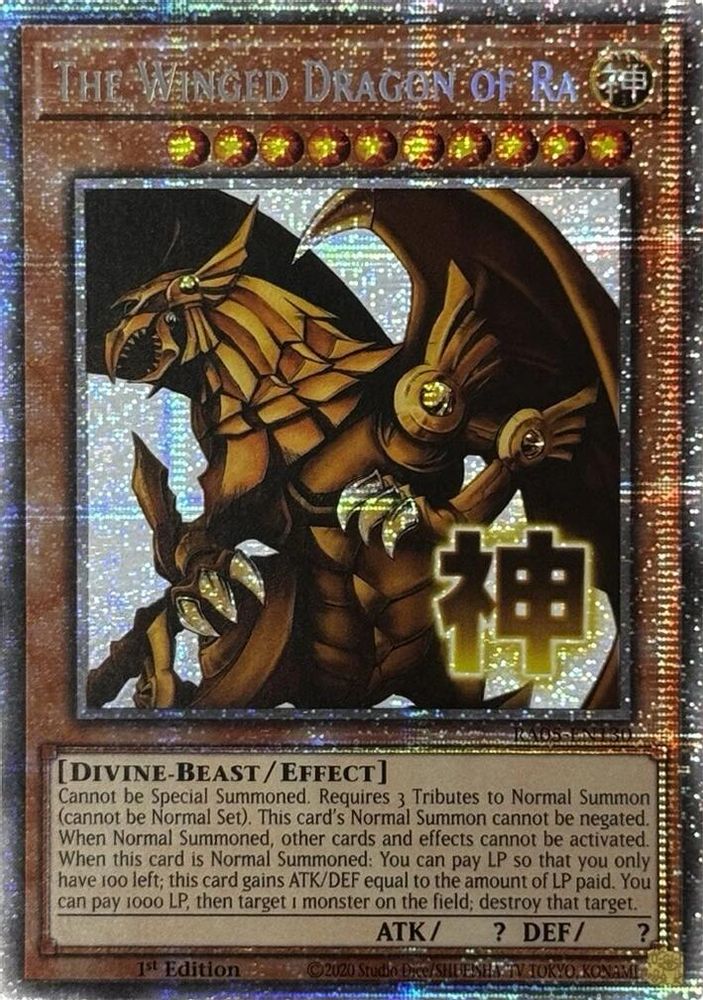 [STARLIGHT RARE] The Winged Dragon of Ra - (RA05-EN130) - 1st Edition