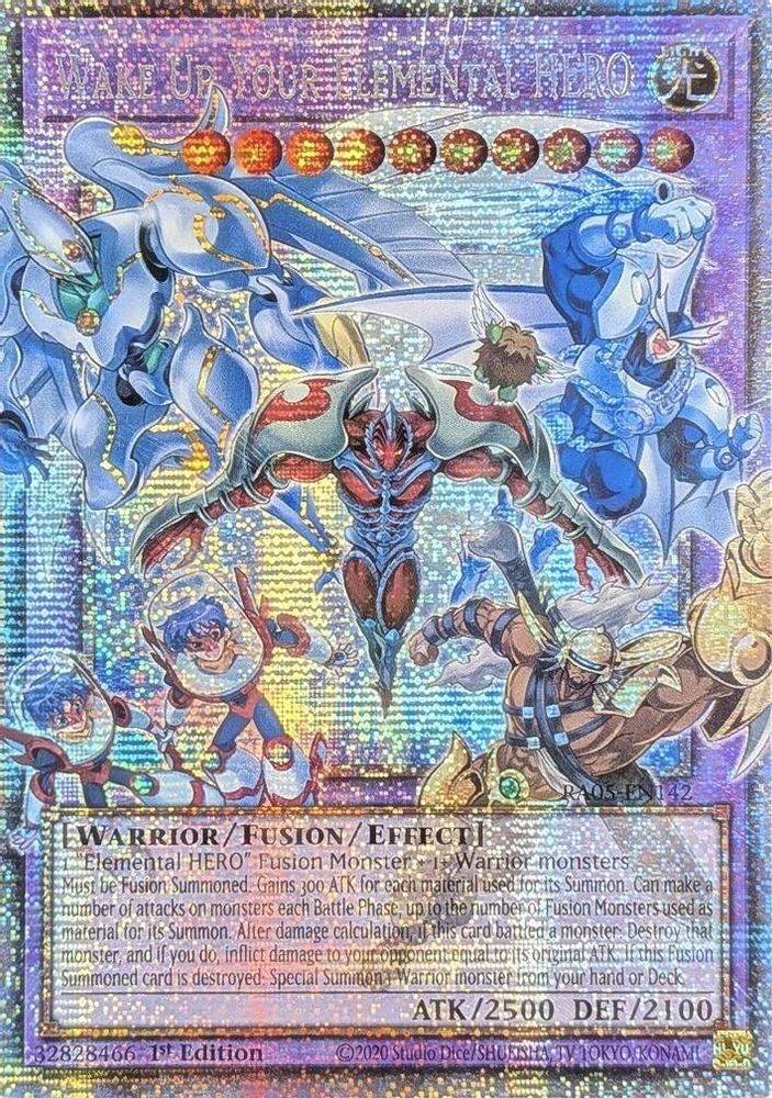 Wake Up Your Elemental HERO (Starlight Rare) - (RA05-EN142) - 1st Edition