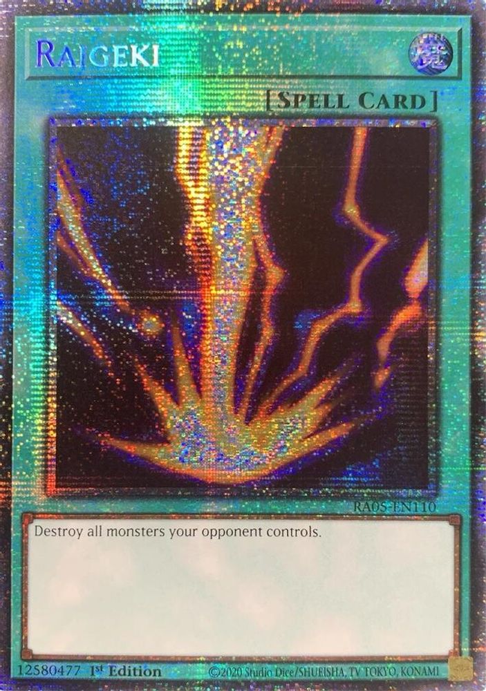 [STARLIGHT RARE] Raigeki - (RA05-EN110) - 1st Edition