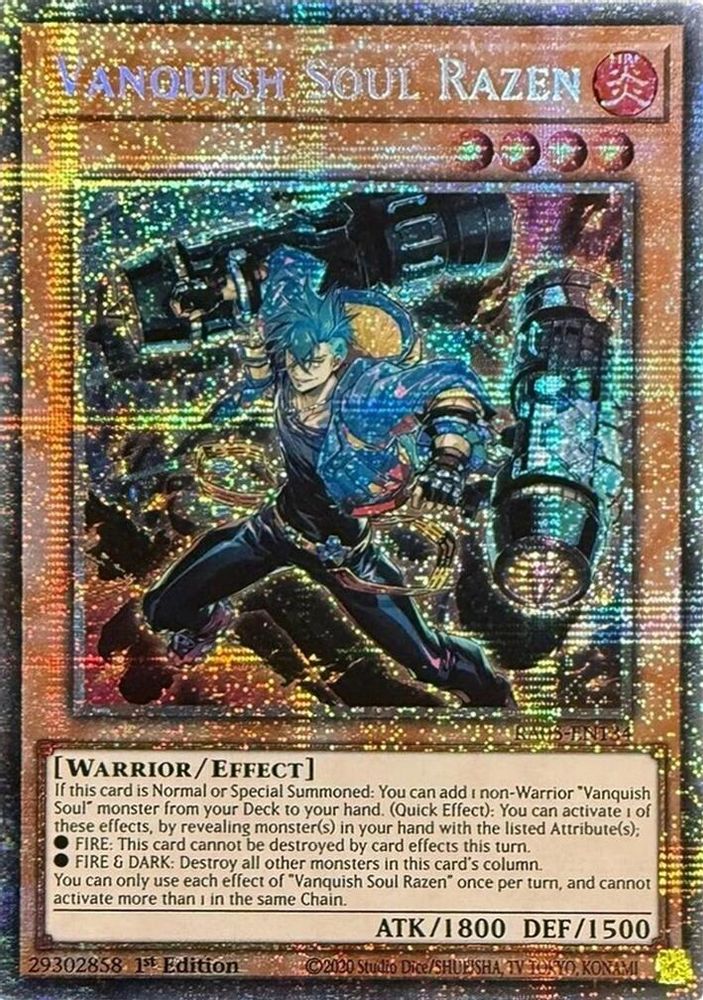 [STARLIGHT RARE] Vanquish Soul Razen - (RA05-EN134) - 1st Edition