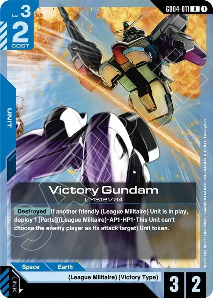 PLAYSET (4) 4x Victory Gundam (GD04-011) (GD04-011) [UC] - Gundam Phantom Aria