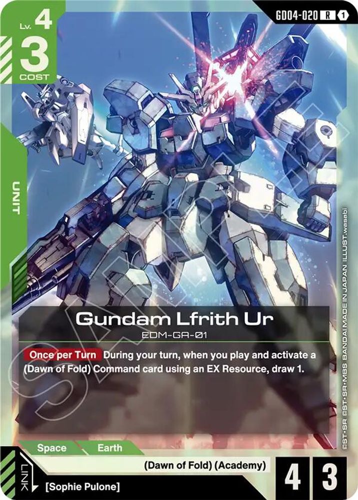 Gundam Lfrith Ur (GD04-020) [R] - Gundam Phantom Aria