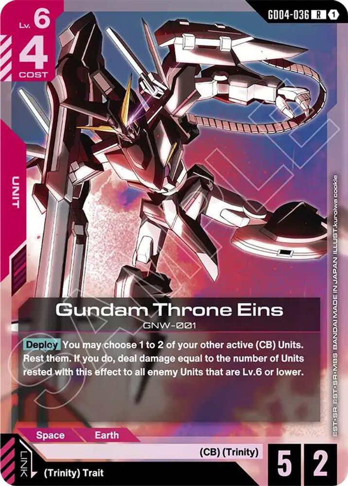Gundam Throne Eins (GD04-036) [R] - Gundam Phantom Aria