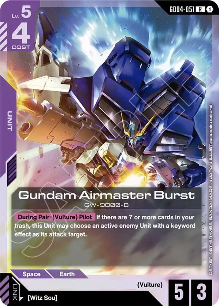 Gundam Airmaster Burst (GD04-051) [R] - Gundam Phantom Aria