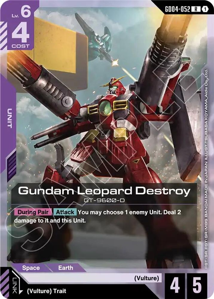 Gundam Leopard Destroy (GD04-052) [R] - Gundam Phantom Aria