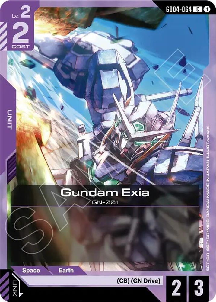 PLAYSET (4) 4x Gundam Exia (GD04-064) (GD04-064) [C] - Gundam Phantom Aria