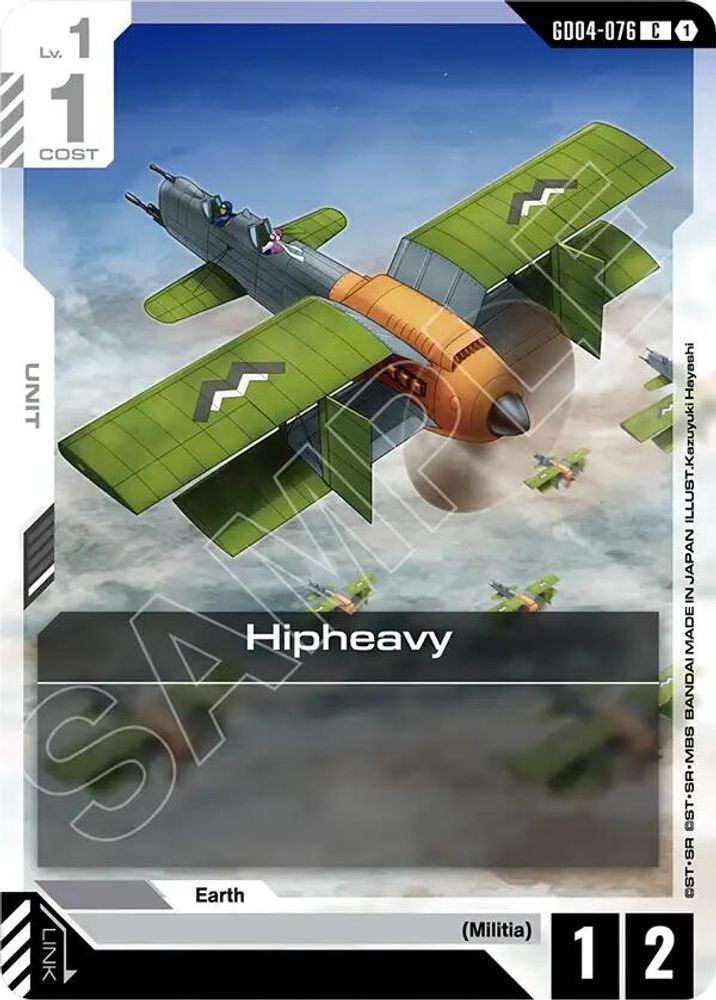 PLAYSET (4) 4x Hipheavy (GD04-076) [C] - Gundam Phantom Aria
