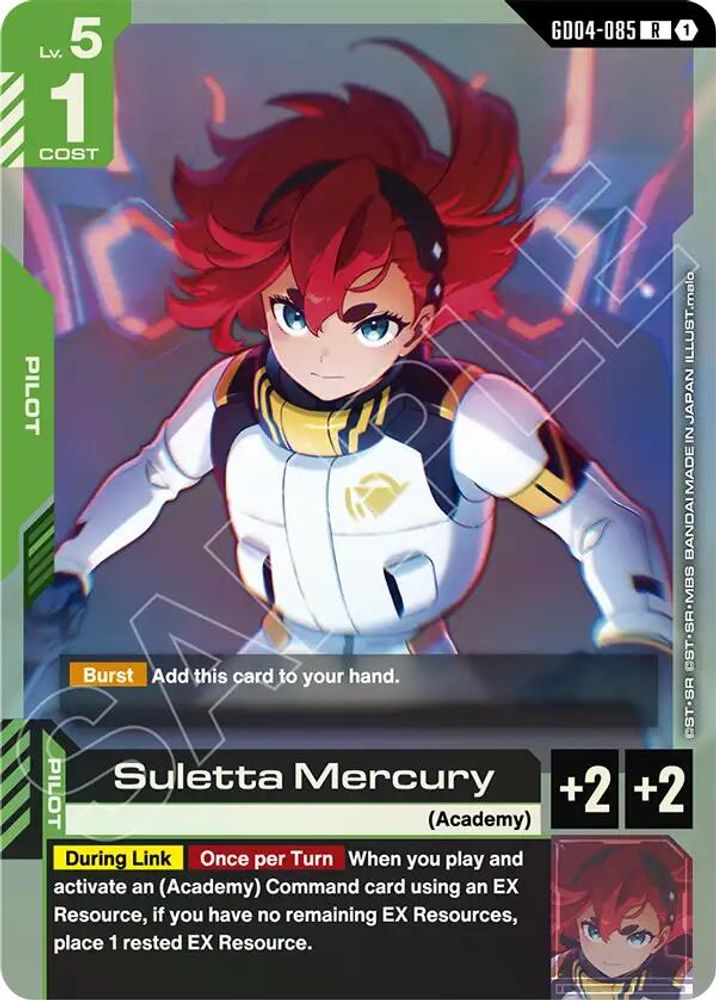Suletta Mercury (GD04-085) [R] - Gundam Phantom Aria