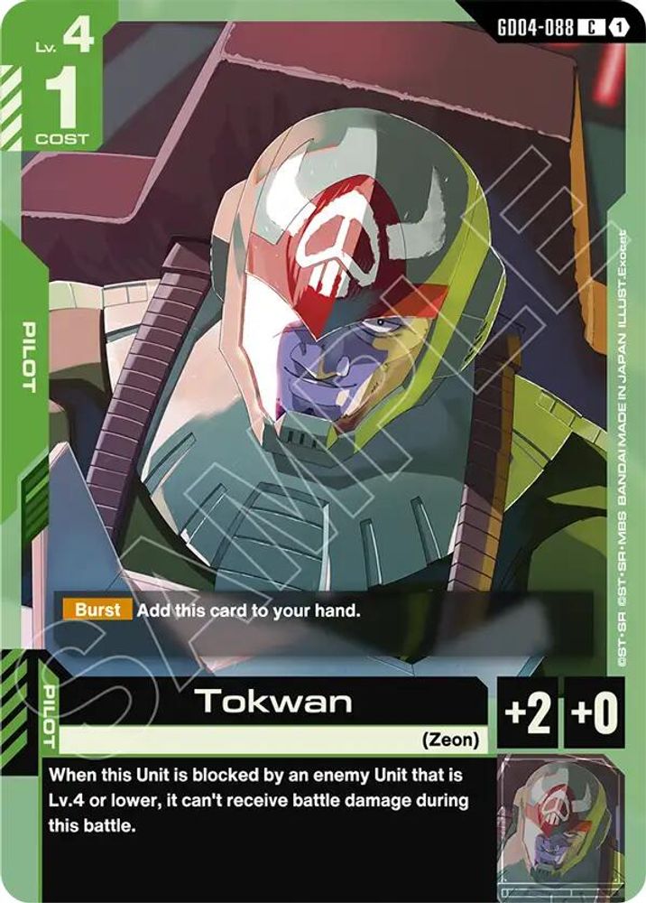 PLAYSET (4) 4x Tokwan (GD04-088) [C] - Gundam Phantom Aria