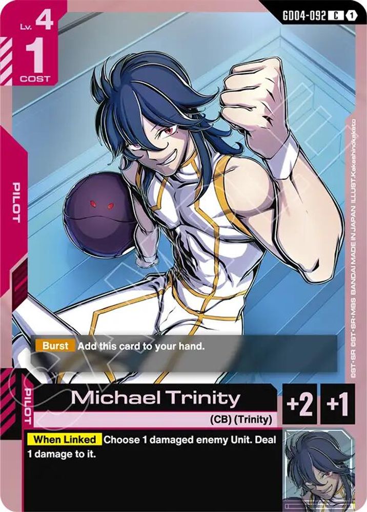PLAYSET (4) 4x Michael Trinity (GD04-092) [C] - Gundam Phantom Aria