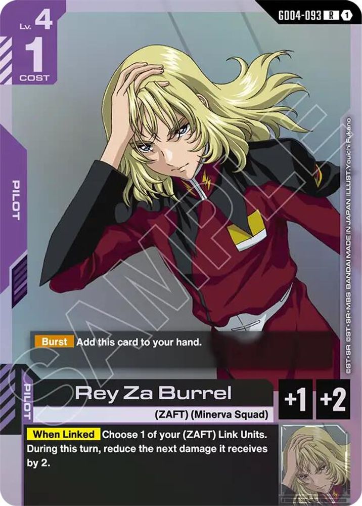 Rey Za Burrel (GD04-093) [R] - Gundam Phantom Aria