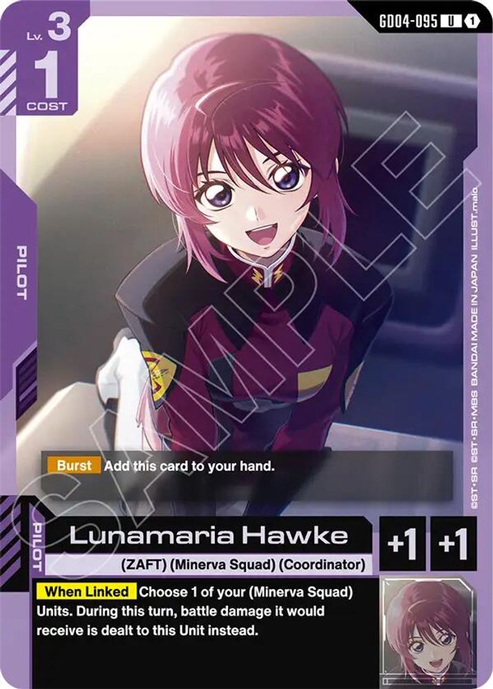 PLAYSET (4) 4x Lunamaria Hawke (GD04-095) [UC] - Gundam Phantom Aria