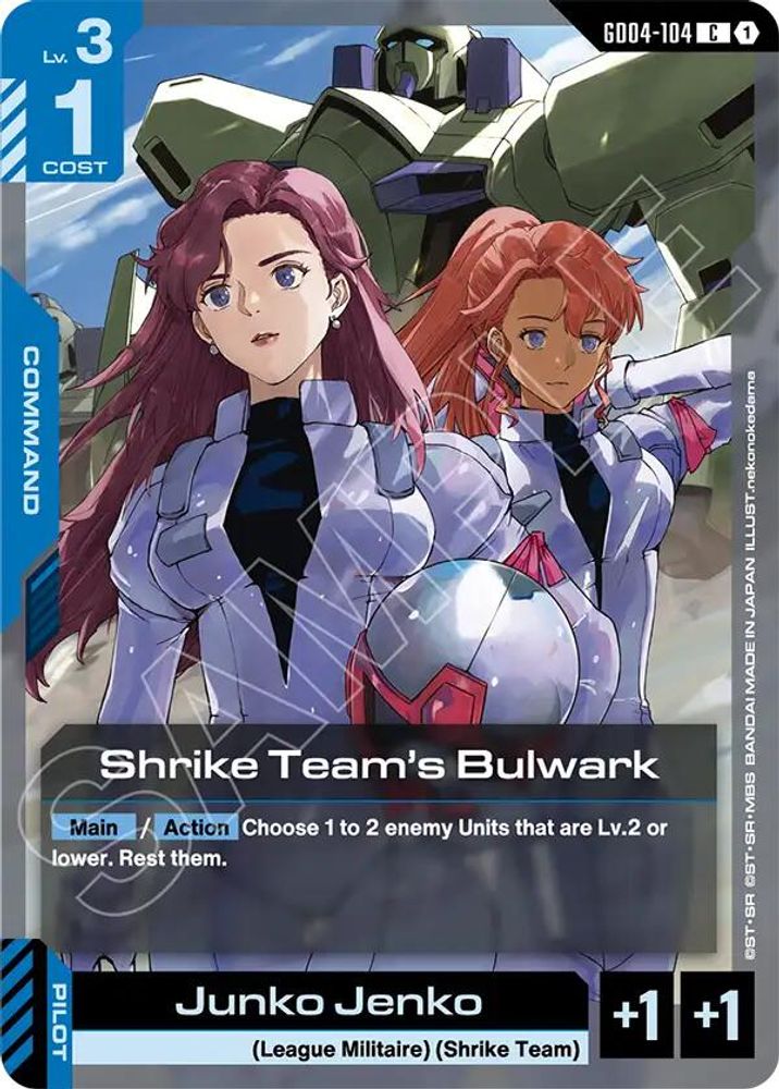 PLAYSET (4) 4x Shrike Team's Bulwark (GD04-104) [C] - Gundam Phantom Aria
