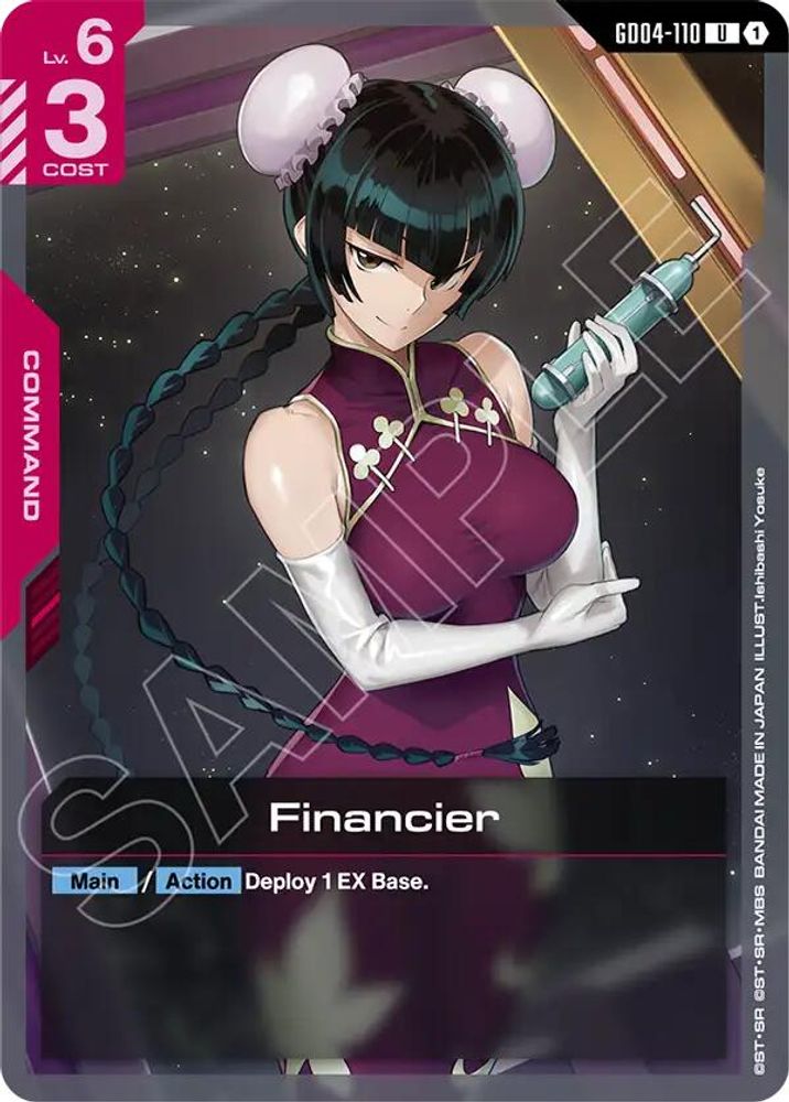 PLAYSET (4) 4x Financier (GD04-110) [UC] - Gundam Phantom Aria