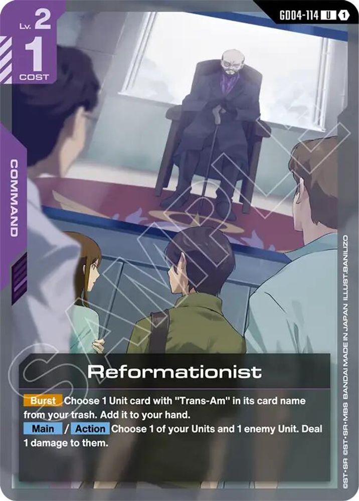 PLAYSET (4) 4x Reformationist (GD04-114) [UC] - Gundam Phantom Aria