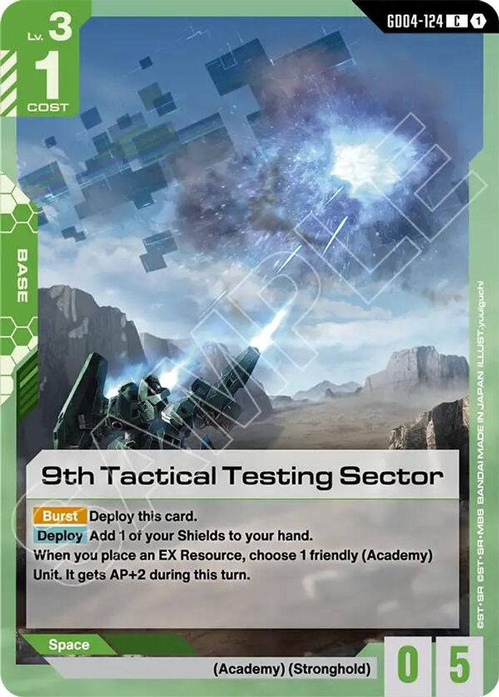 PLAYSET (4) 4x 9th Tactical Testing Sector (GD04-124) [C] - Gundam Phantom Aria