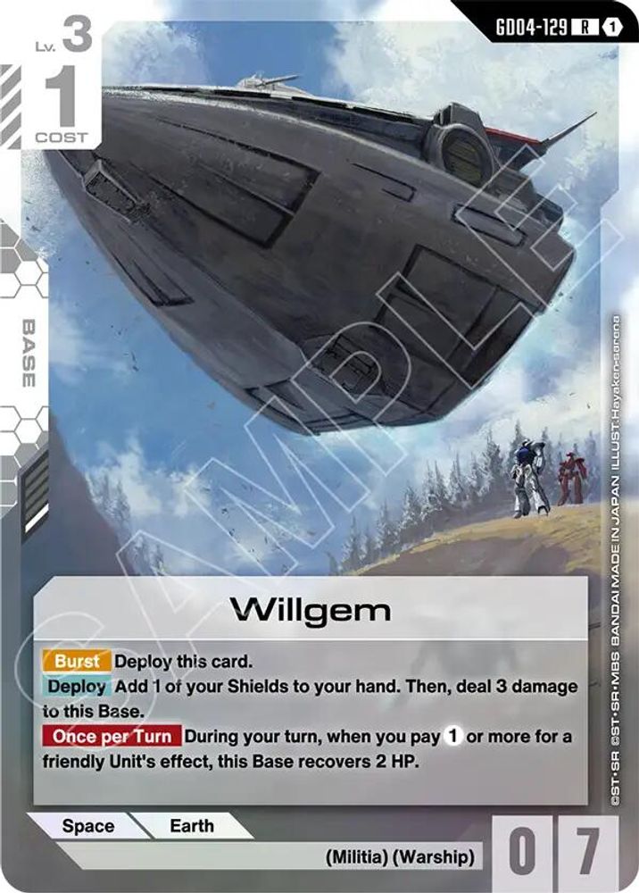 Willgem (GD04-129) [R] - Gundam Phantom Aria