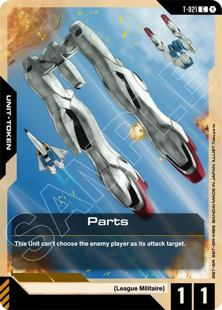 PLAYSET (4) 4x Parts (T-021) [C] - Gundam Phantom Aria