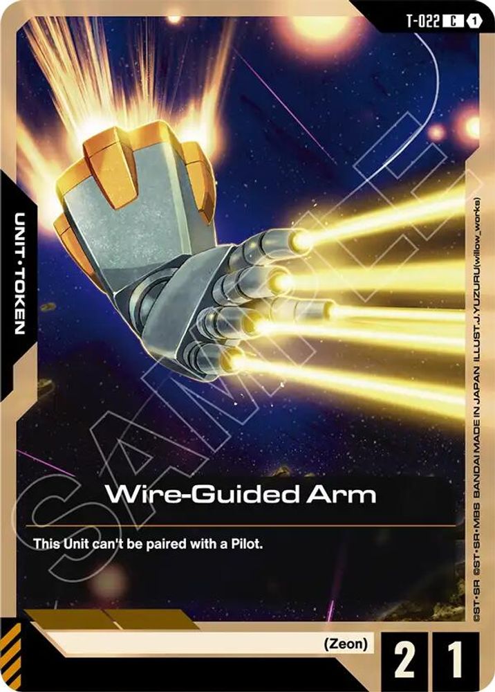 PLAYSET (4) 4x Wire-Guided Arm (T-022) [C] - Gundam Phantom Aria