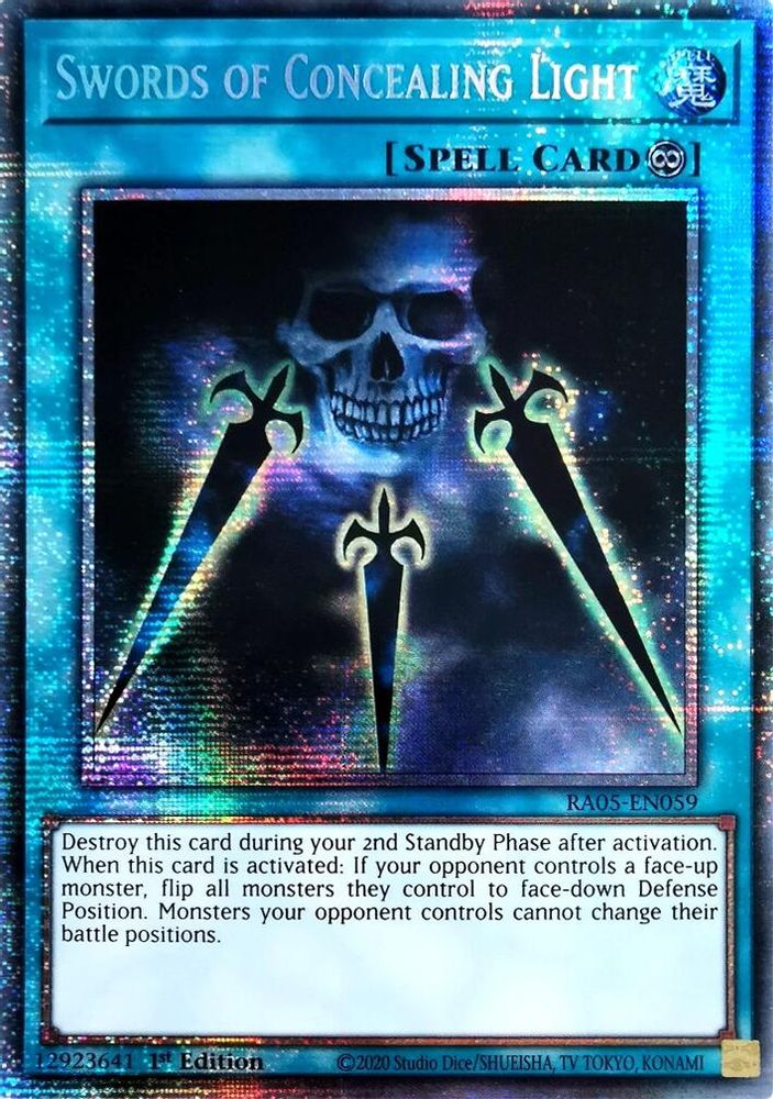 [STARLIGHT RARE] Swords of Concealing Light - (RA05-EN059) - 1st Edition