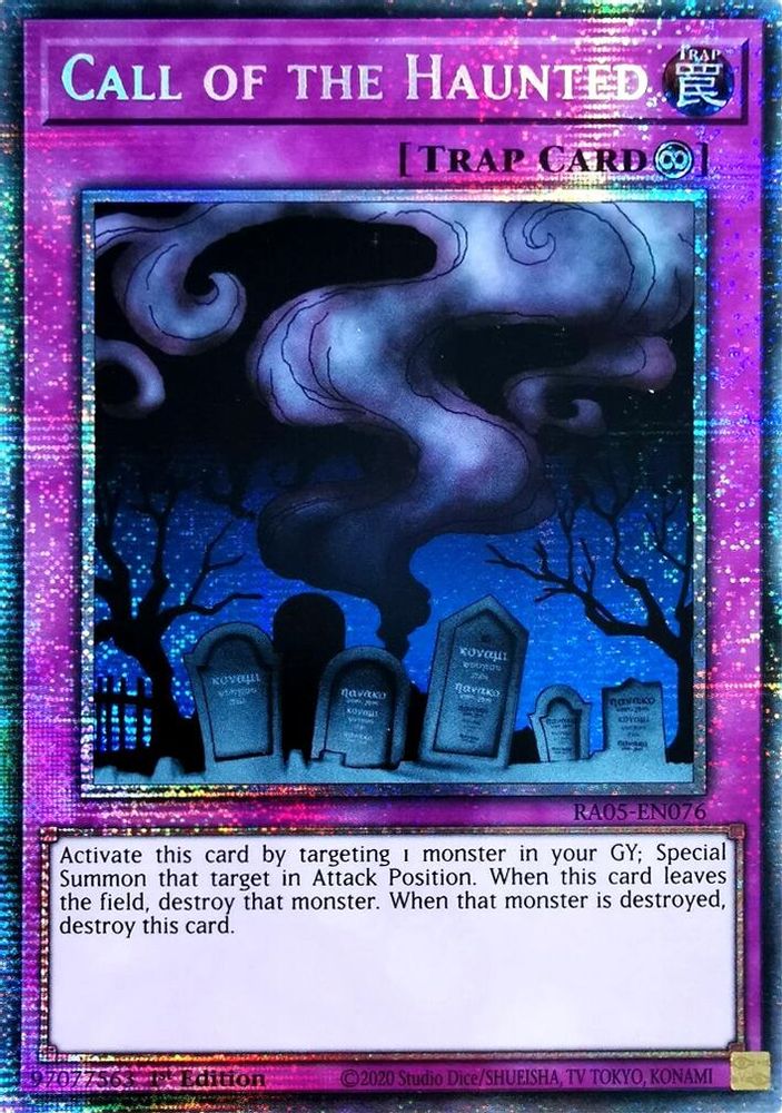 [STARLIGHT RARE] Call of the Haunted - (RA05-EN076) - 1st Edition