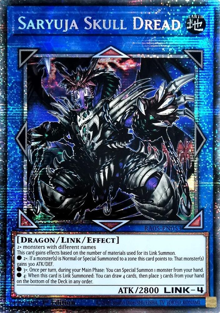 [STARLIGHT RARE] Saryuja Skull Dread - (RA05-EN053) - 1st Edition