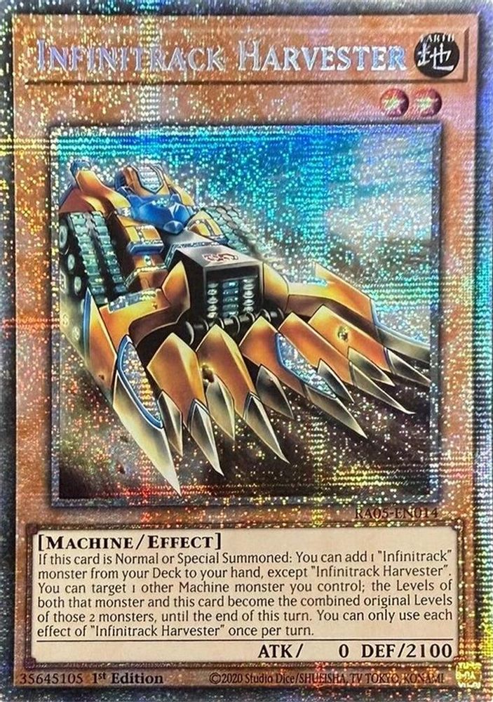 [STARLIGHT RARE] Infinitrack Harvester - (RA05-EN014) - 1st Edition